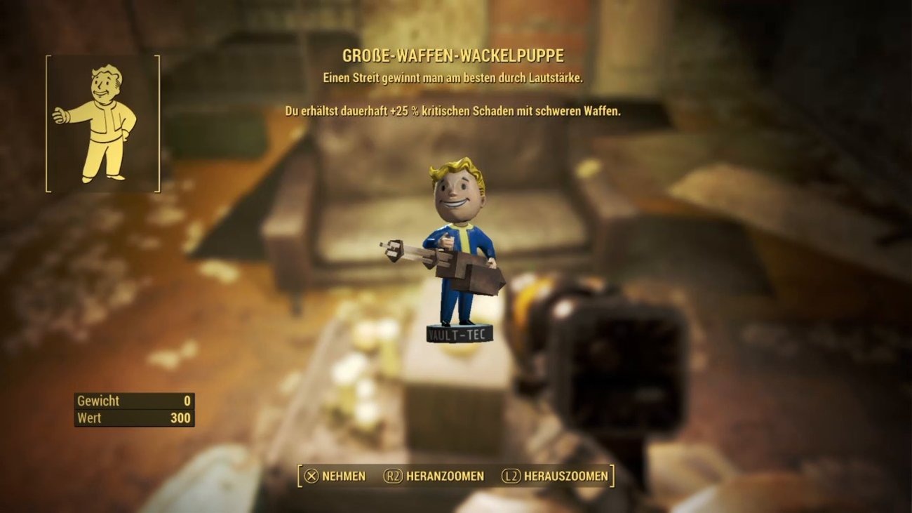 Fallout 4: Große-Waffen-Wackelpuppe - Fundort