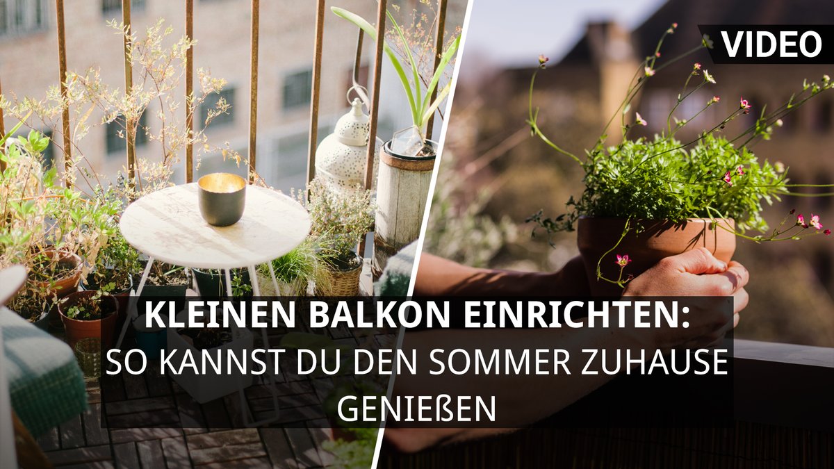 Kleinen Balkon einrichten: So kannst du den Sommer zuhause genießen Kleinen Balkon einrichten: So kannst du den Sommer zuhause genießen