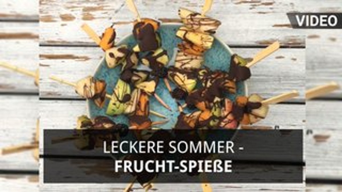 Leckere Sommer - Frucht-Spieße