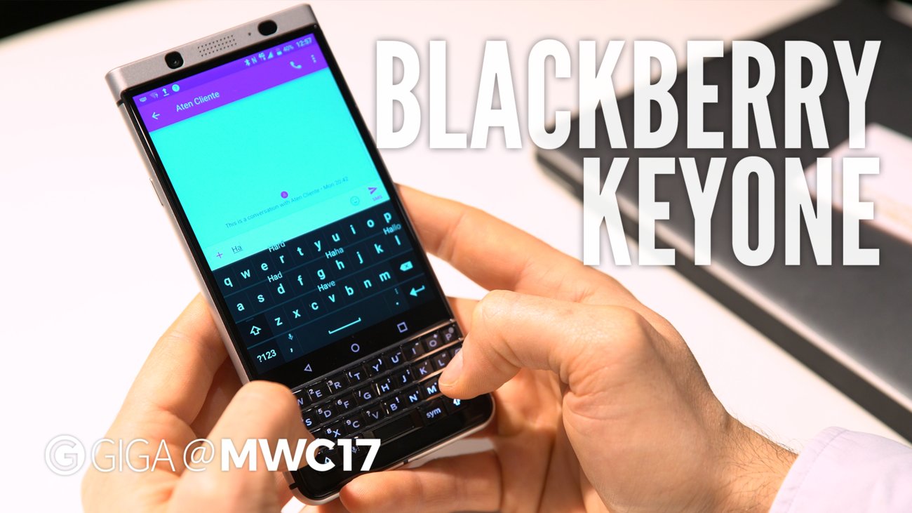 BlackBerry KEYone im Hands-On: Android-Smartphone mit Hardware-Tastatur