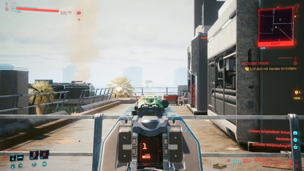 Cyberpunk 2077: Crit-Build mit einem Präzisionsgewehr in Aktion Cyberpunk 2077: Crit-Build mit einem Präzisionsgewehr in Aktion