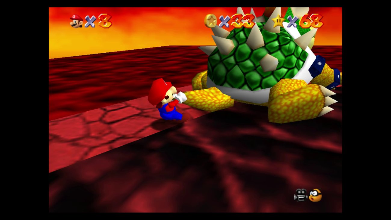 Super Mario 64 | Bowsers Lavasee abschließen