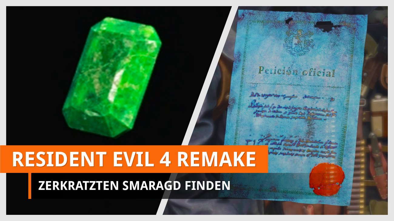 Resident Evil 4 Remake: Zerkratzten Smaragd finden