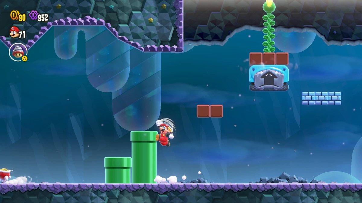 Super Mario Bros. Wonder: Blüteninseln-5 Höhle der Juwelenblöcke