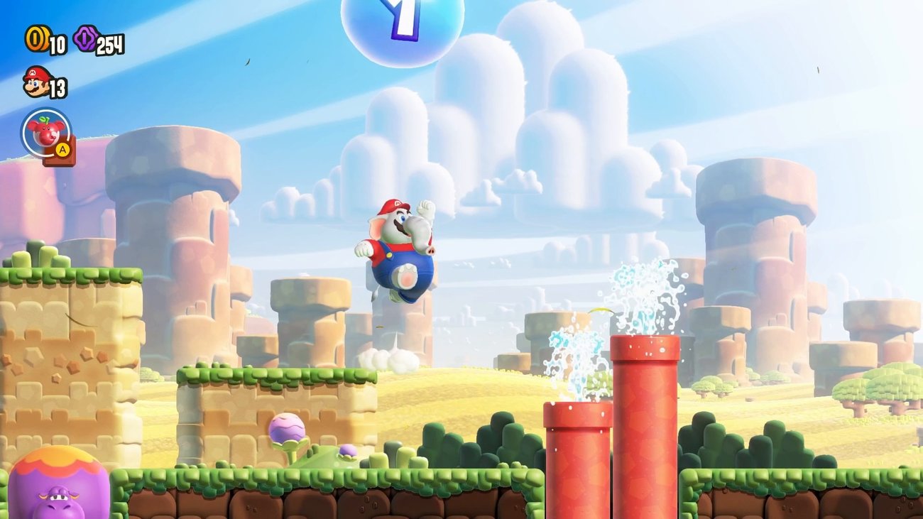 Super Mario Bros. Wonder: W1-5 Roll, roll, Rollf!