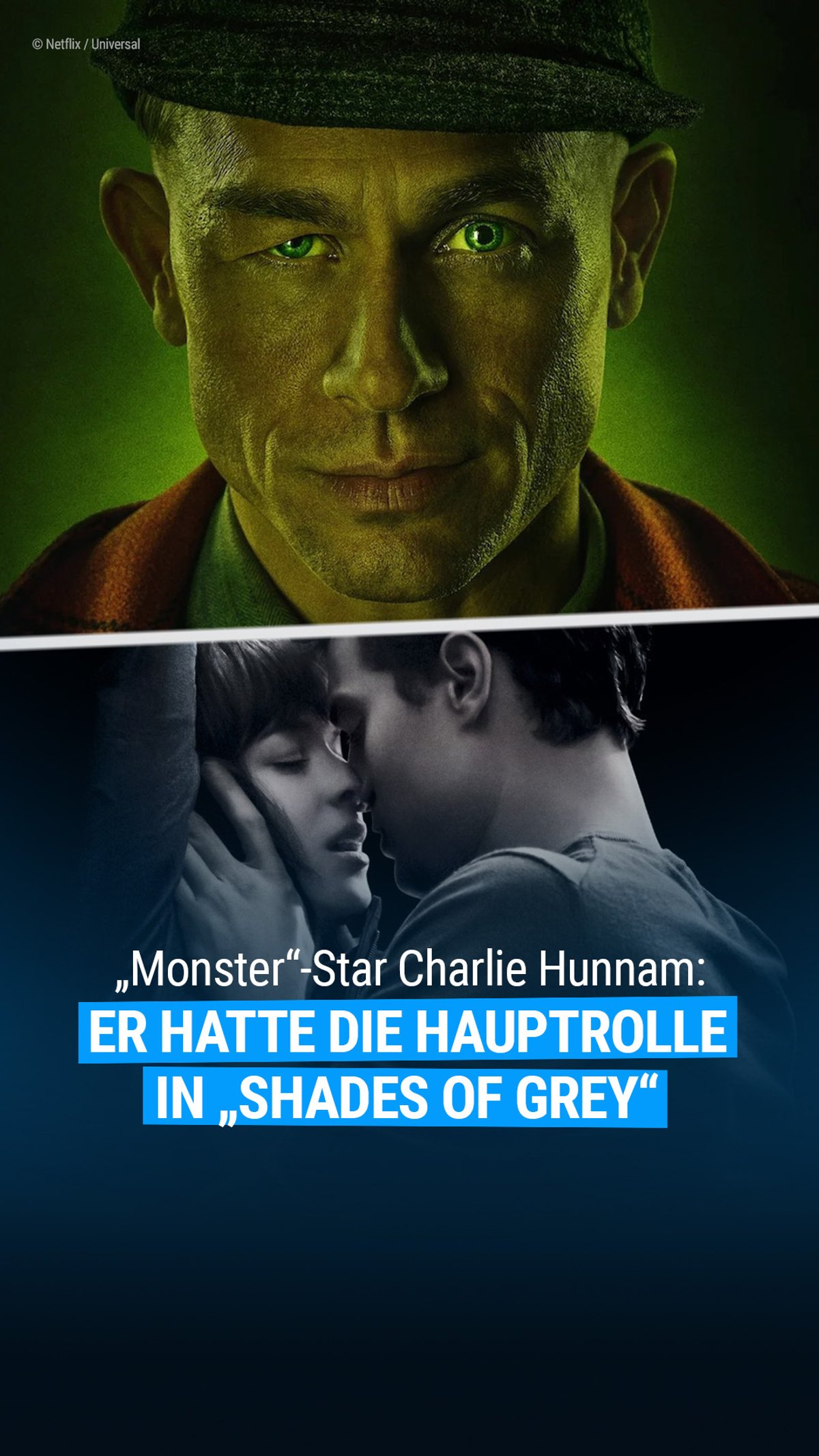 "Monster"-Star Charlie Hunnam sollte in "Shades of Grey" mitspielen "Monster"-Star Charlie Hunnam sollte in "Shades of Grey" mitspielen