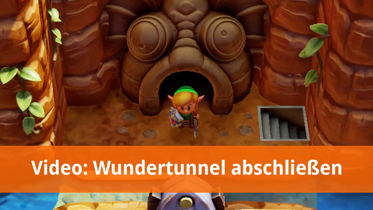 Zelda: Link's Awakening | Videolösung für den Wundertunnel