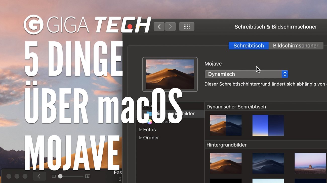 5 Dinge über macOS Mojave