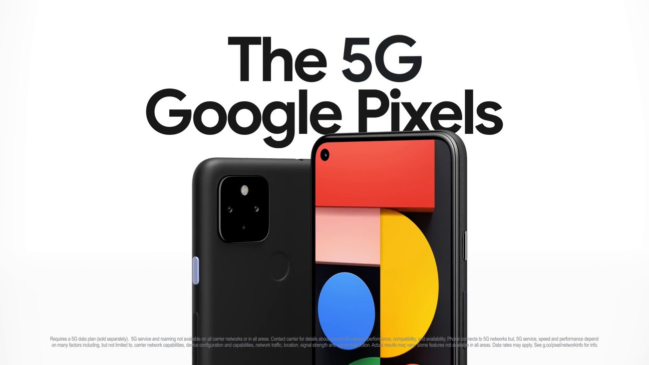 Google Pixel 5: Trailer zum neuen 5G-Handy