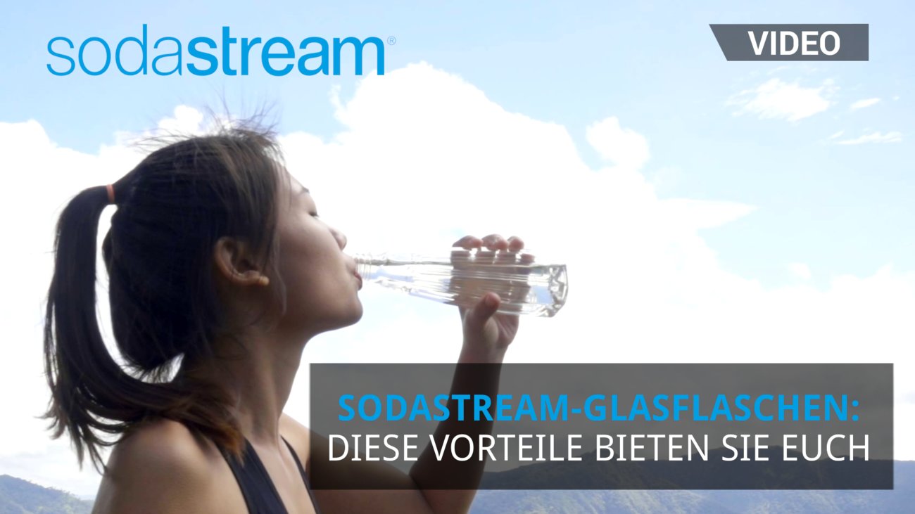 SodaStream-Glasflaschen: Diese Vorteile bieten sie euch