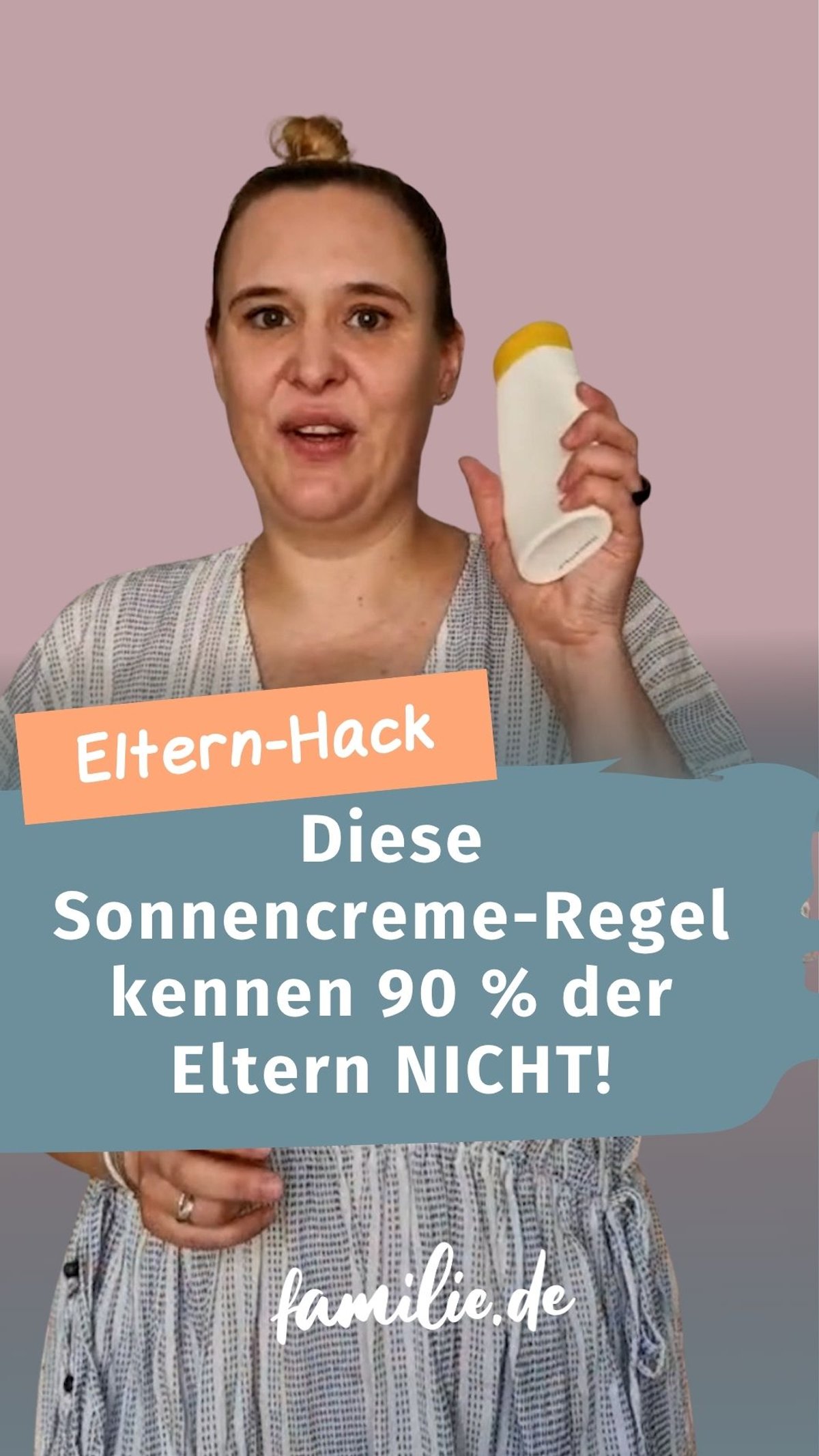 Diese Sonnencreme-Regel kennen 90% der Eltern NICHT! Diese Sonnencreme-Regel kennen 90% der Eltern NICHT!