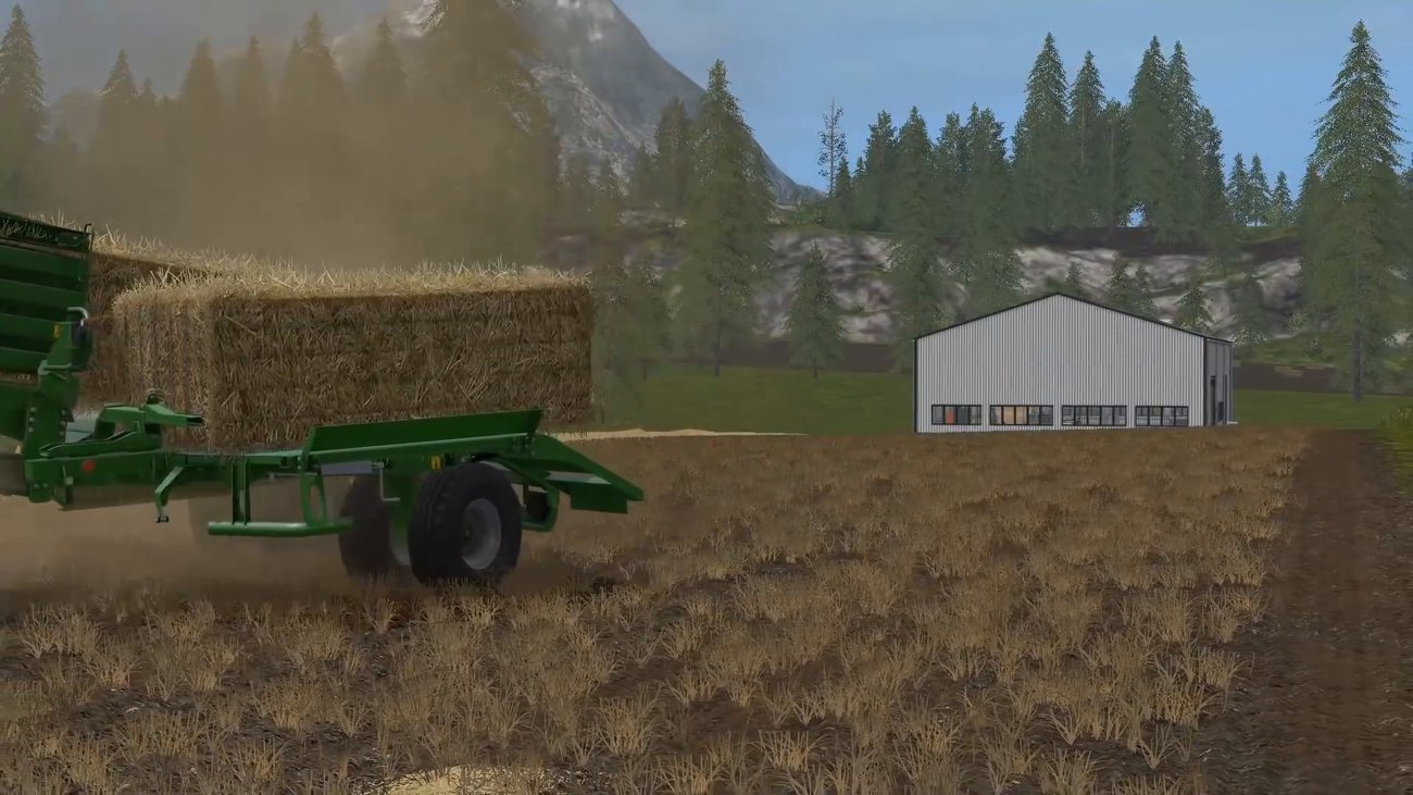 Landwirtschafts-Simulator 17: Trailer für Add-on Strohbergung