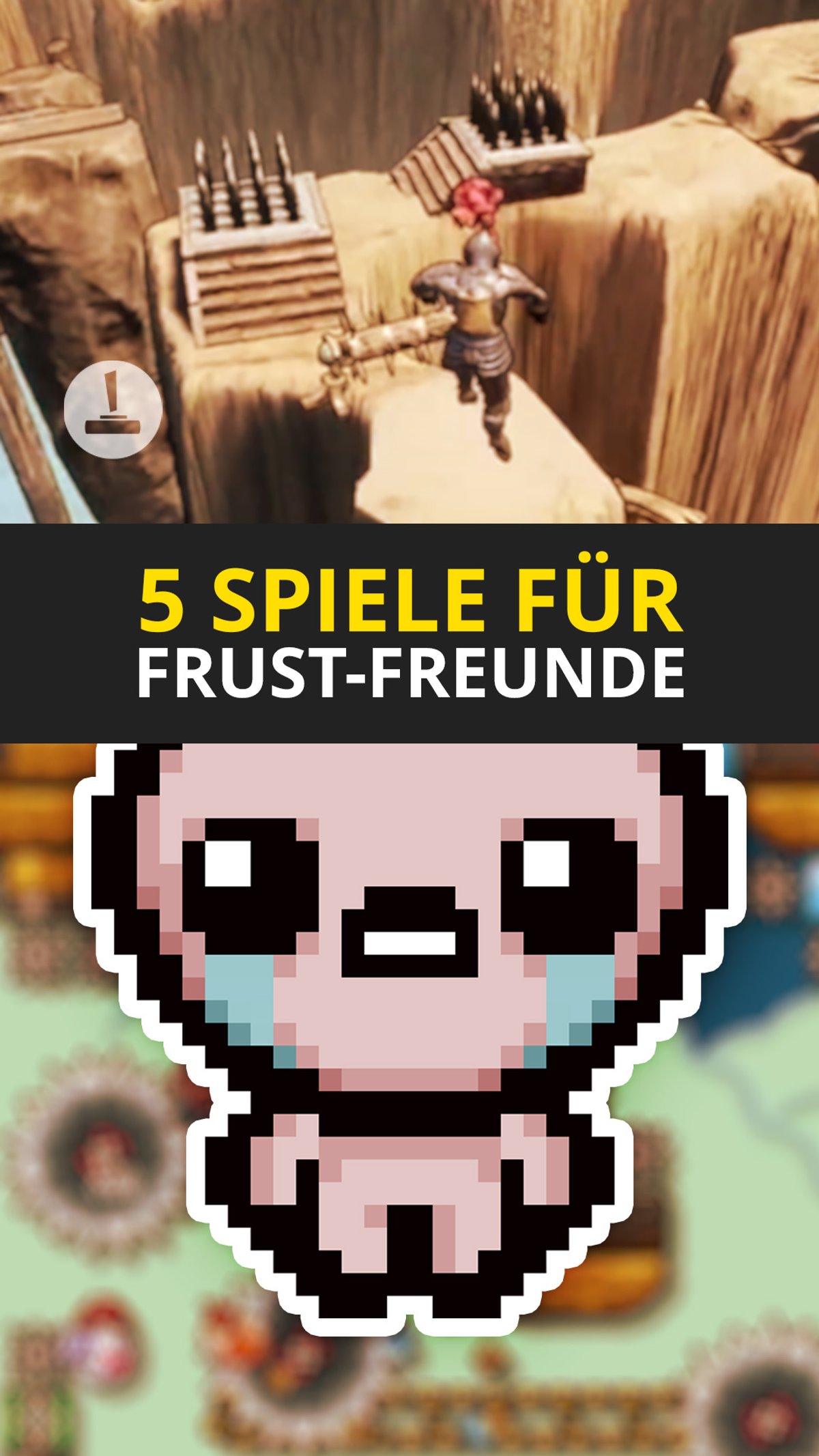 5 Spiele für Menschen, die beim Zocken gerne leiden