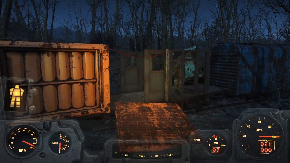 Fallout 4: T-45 Powerrüstung (Frachtzug) - Fundort