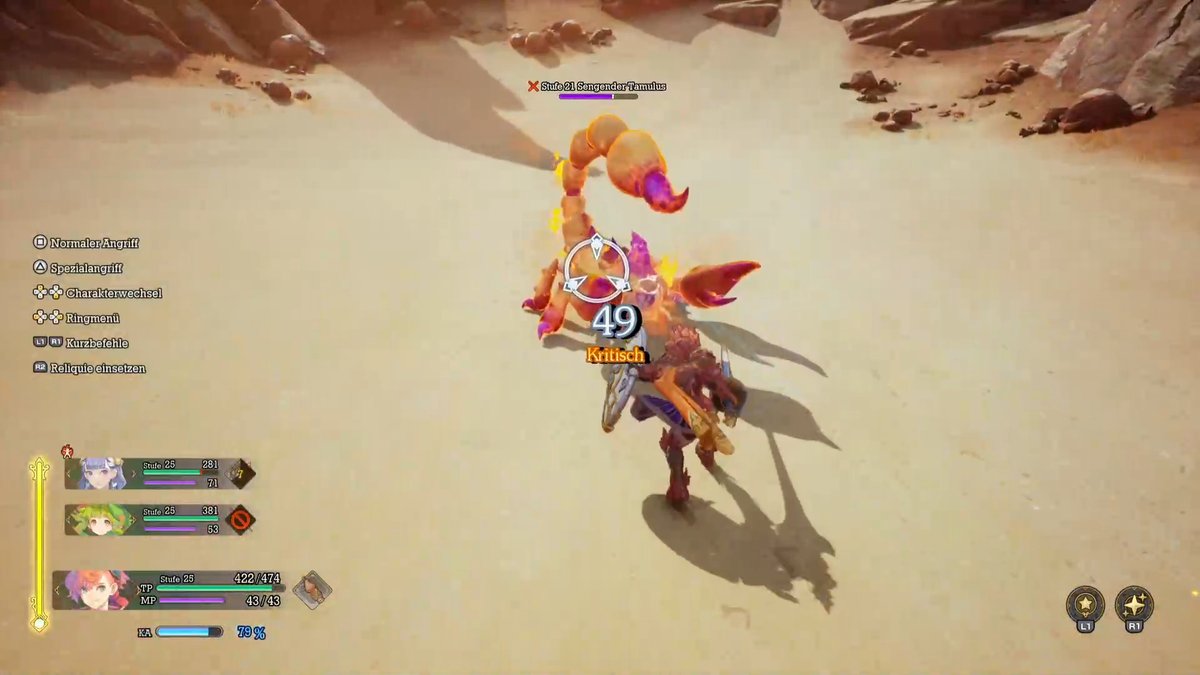 Visions of Mana: Berüchtigter Gegner – Sengender Tamulus