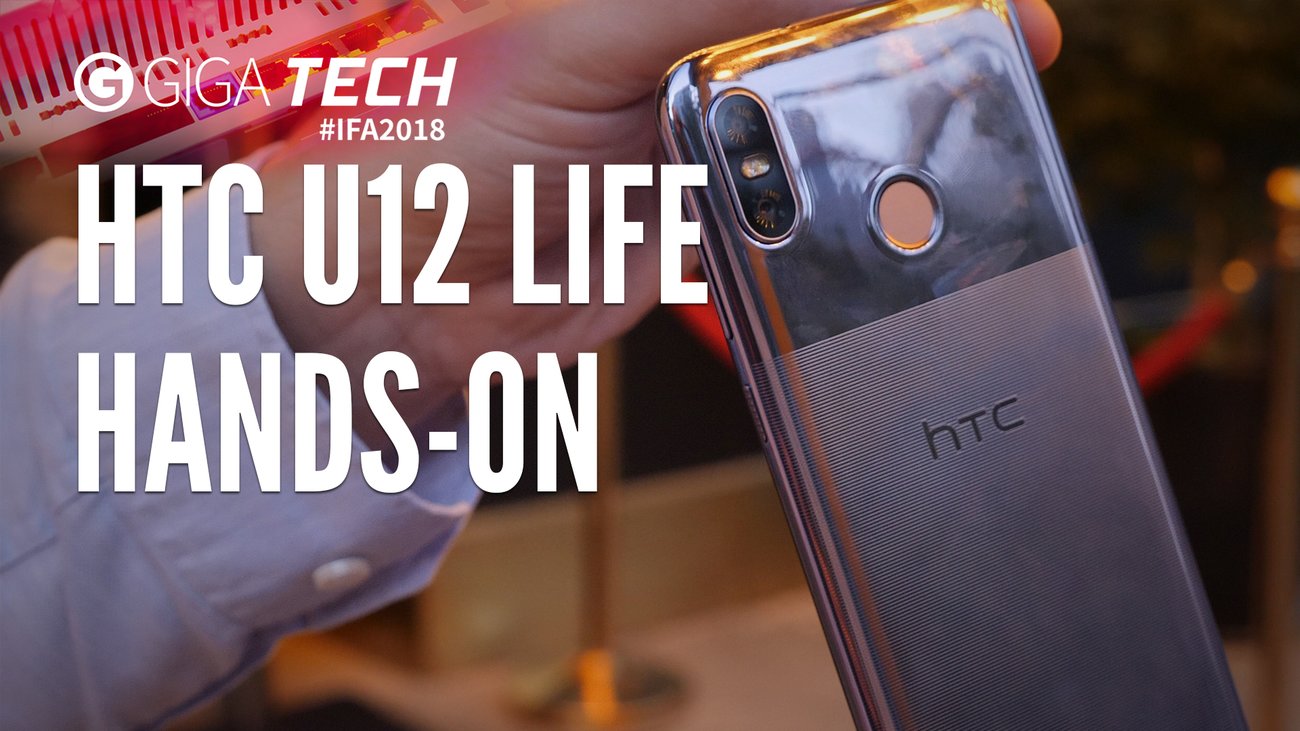 HTC U12 Life im Hands-On: Mittelklasse-Smartphone mit Glanzeffekt