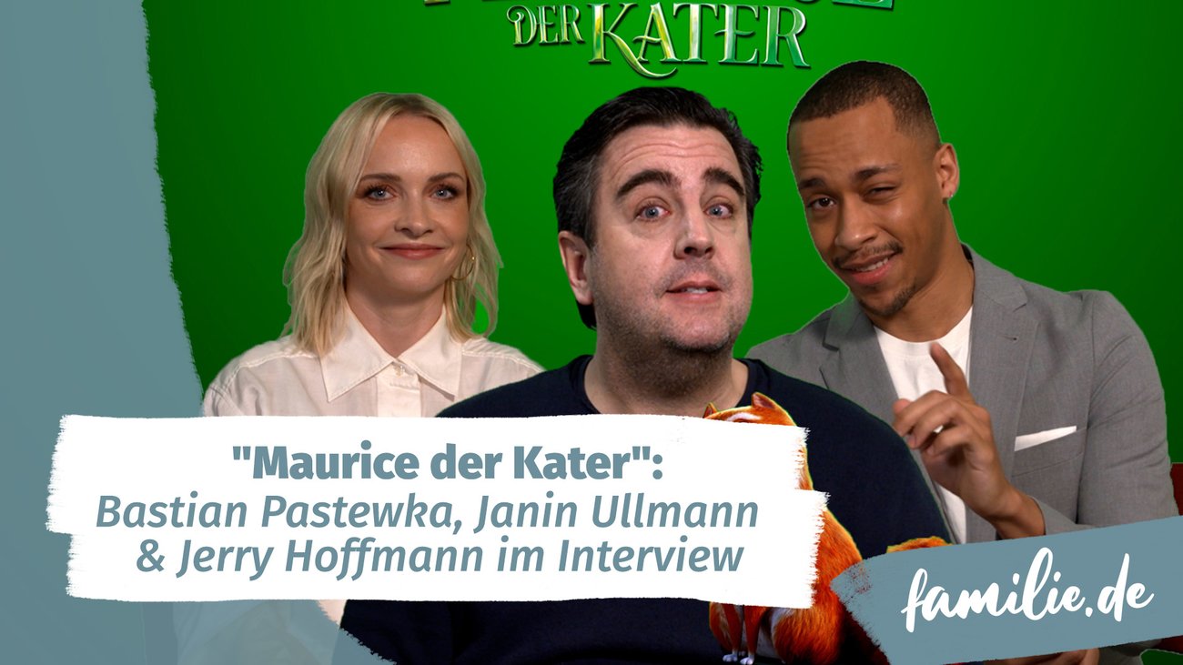 "Maurice der Kater": Bastian Pastewka, Janin Ullmann & Jerry Hoffmann im Interview