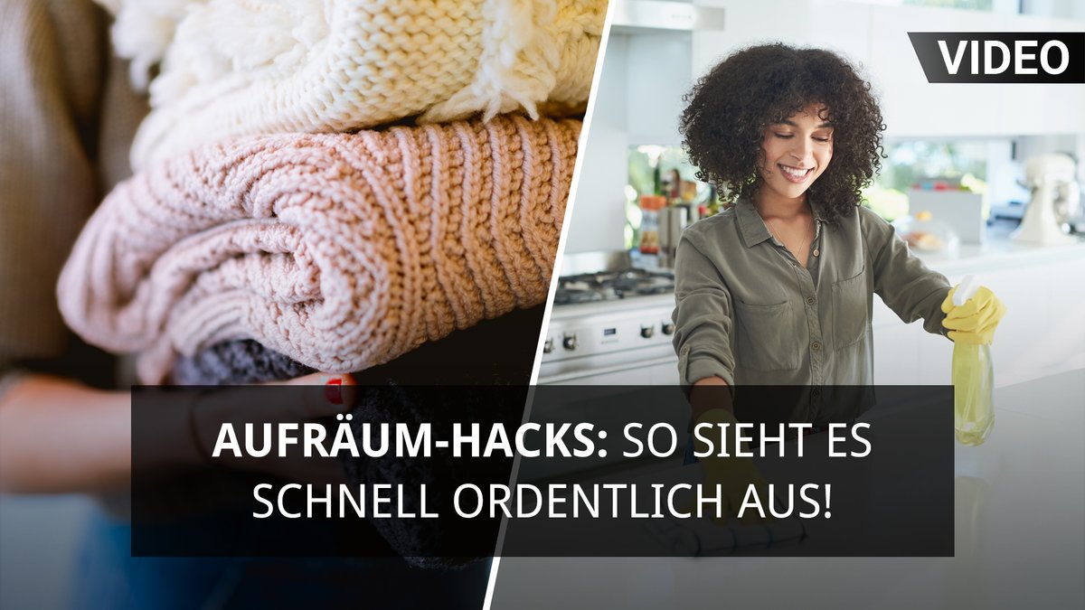 Aufräum-Hacks: So sieht es schnell ordentlich aus! Aufräum-Hacks: So sieht es schnell ordentlich aus!