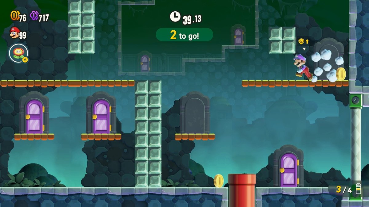 Super Mario Bros. Wonder: W5-9 Fungi-Arena