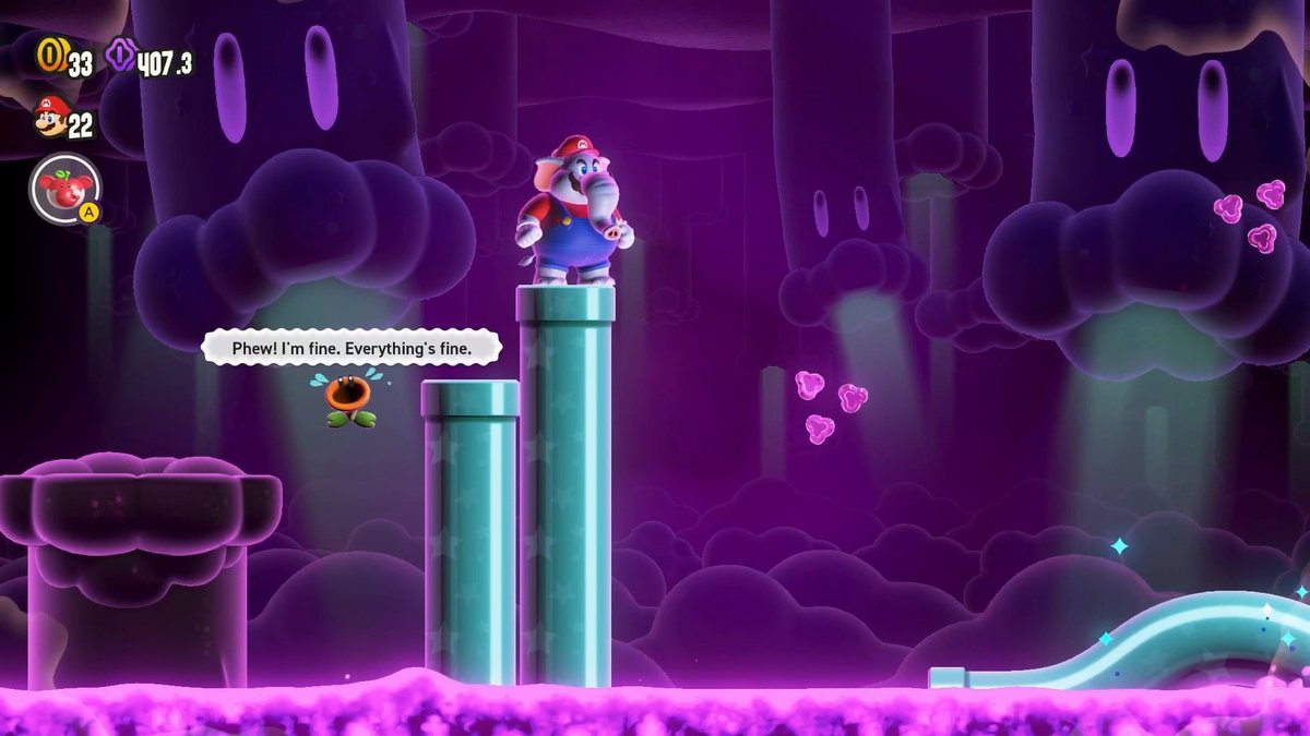 Super Mario Bros. Wonder: W1-7 Röhrendickicht im Sumpf Super Mario Bros. Wonder: W1-7 Röhrendickicht im Sumpf