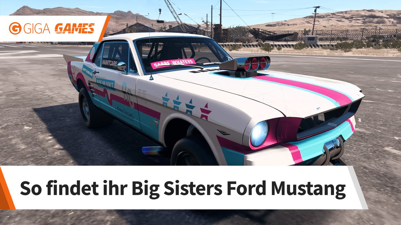 Need for Speed Payback: Stillgelegtes Auto - Big Sisters Ford Mustang - 3. Fundort