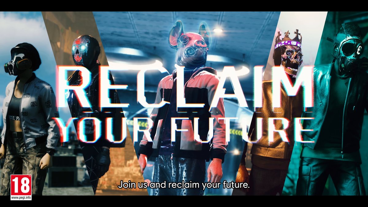 Watch Dogs Legion: "Reclaim Your Future"-Trailer Watch Dogs Legion: "Reclaim Your Future"-Trailer