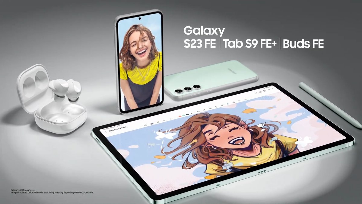 Samsung Galaxy S23 FE, Galaxy Tab S9 FE und Galaxy Buds FE vorgestellt Samsung Galaxy S23 FE, Galaxy Tab S9 FE und Galaxy Buds FE vorgestellt