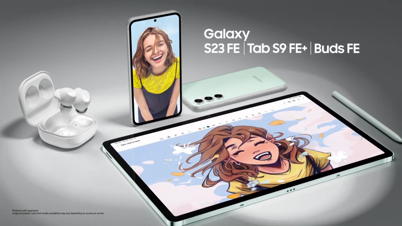 Samsung Galaxy S23 FE, Galaxy Tab S9 FE und Galaxy Buds FE vorgestellt