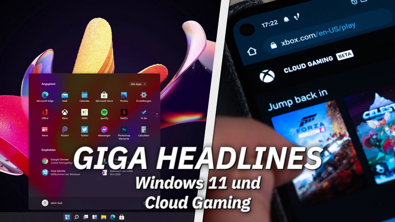 Windows 11 und Project xCloud für alle – GIGA Headlines