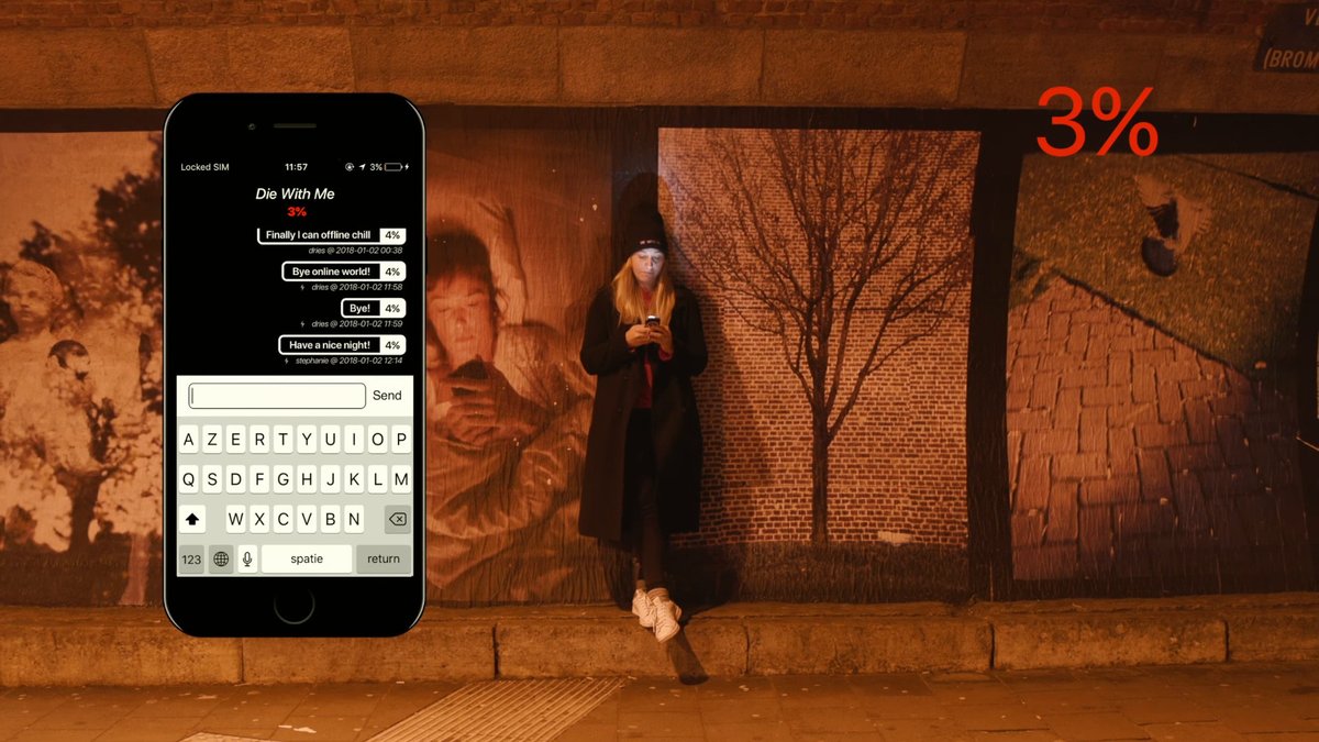 Die With Me – Diese Chatapp kannst du nur verwenden, wenn du weniger als 5% Akku hast Die With Me – Diese Chatapp kannst du nur verwenden, wenn du weniger als 5% Akku hast