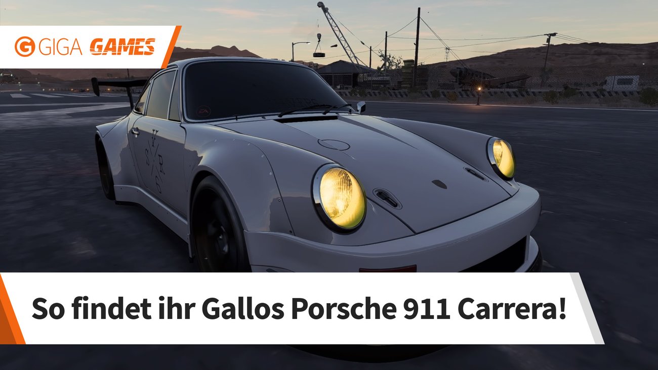 Need for Speed Payback: Stillgelegtes Auto - Gallos Porsche 911 Carrera - 3. Fundort