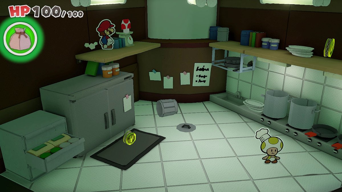 Paper Mario: The Origami King | Fundorte aller Toads - Level: Panoramaturm