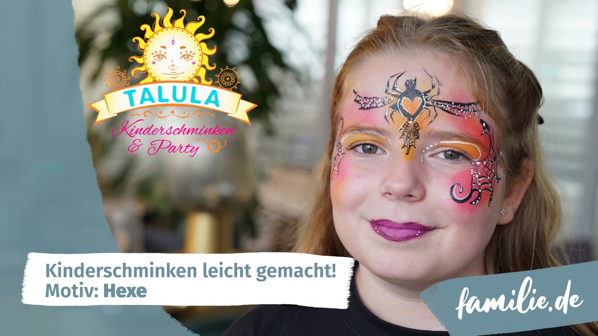 Hexe schminken: Mit dieser Anleitung gelingt euch der süße Halloweenlook bei euren Kids garantiert