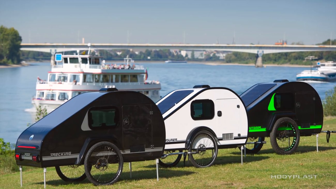Wohnmobil für E-Bikes: Besondere Fahrradanhänger von MobyPlast