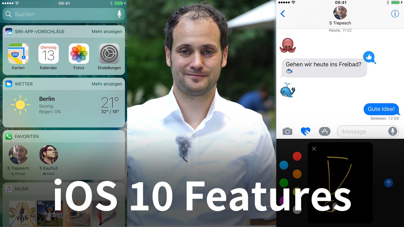 Fünf interessante Features von iOS 10