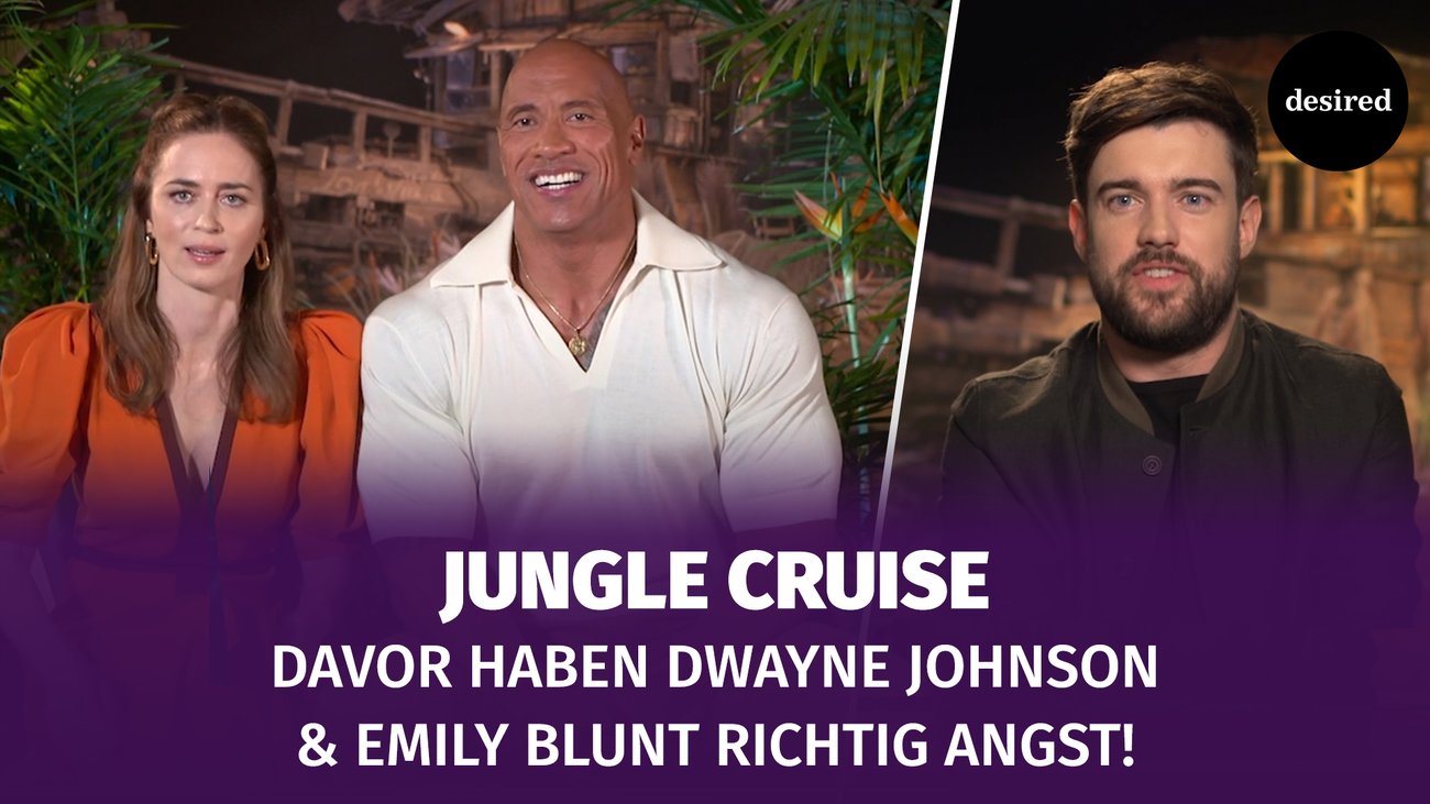 Jungle Cruise: Davor haben Dwayne Johnson und Emily Blunt richtig Angst!
