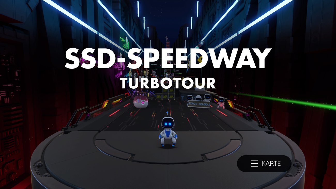 Astro's Playroom: Turbotour (SSD-Speedway) - alle Artefakte und Puzzleteile