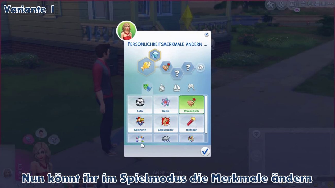 Die Sims 4 | Merkmale ändern durch Erneuerungstrank und Cheats