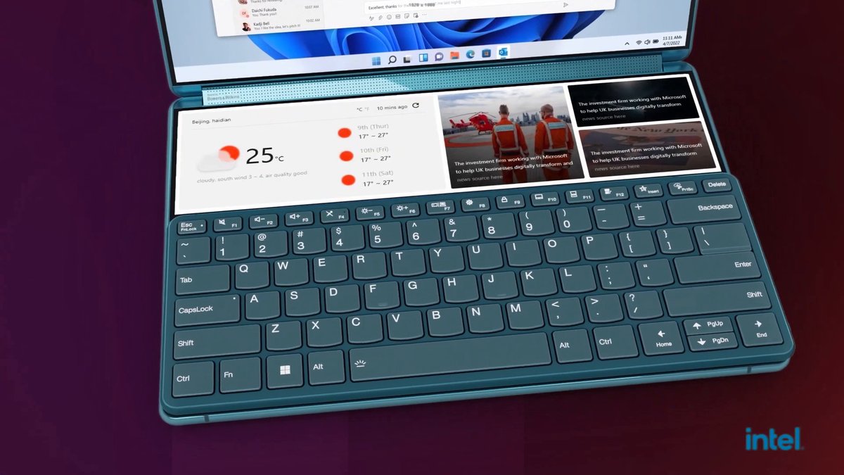 Lenovo Yoga Book 9i vorgestellt Lenovo Yoga Book 9i vorgestellt