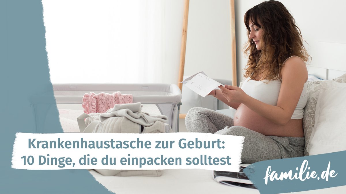 Krankenhaustasche zur Geburt: 10 Dinge, die du einpacken solltest Krankenhaustasche zur Geburt: 10 Dinge, die du einpacken solltest