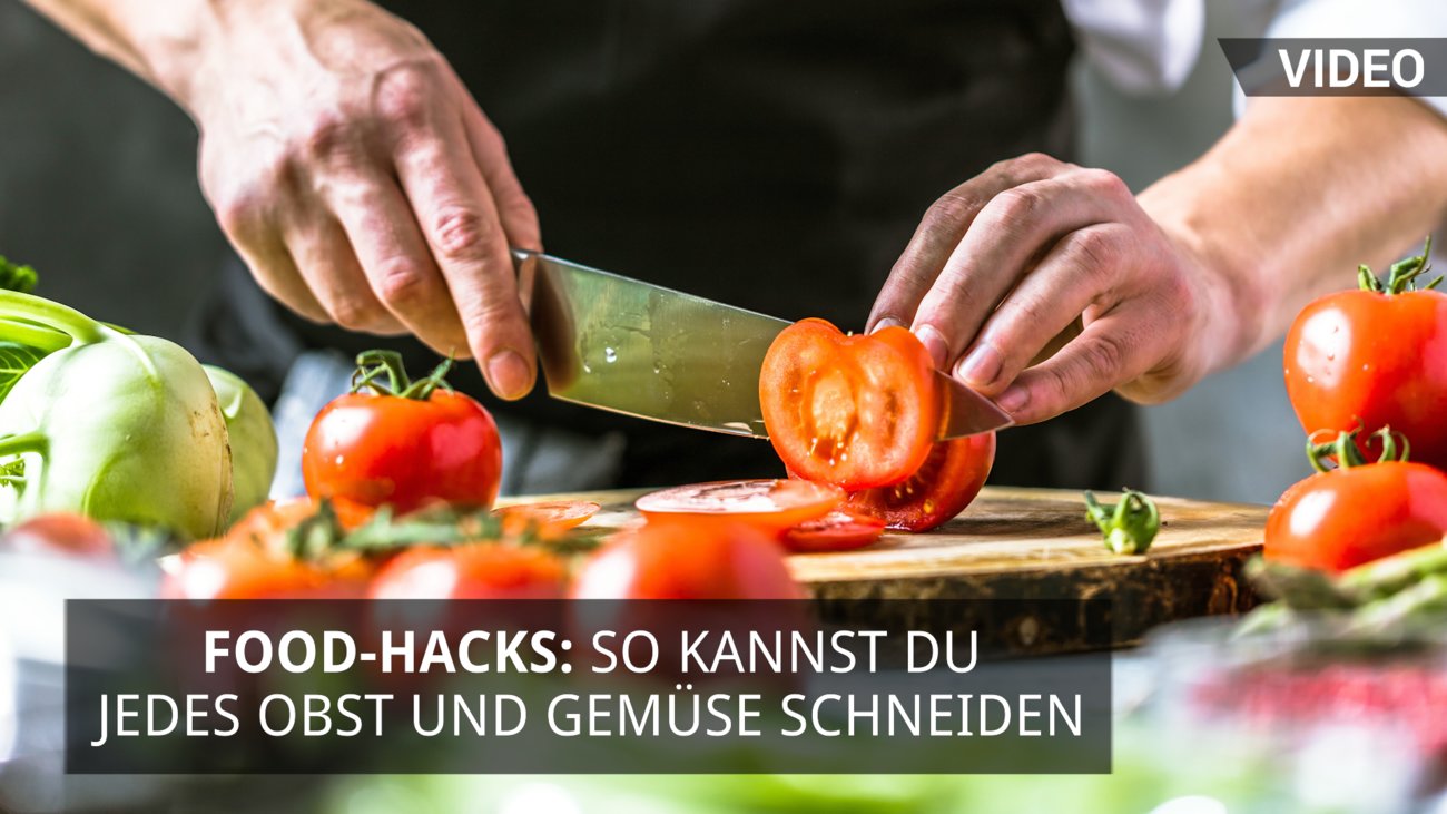 Food-Hacks: So kannst du jedes Obst und Gemüse schneiden