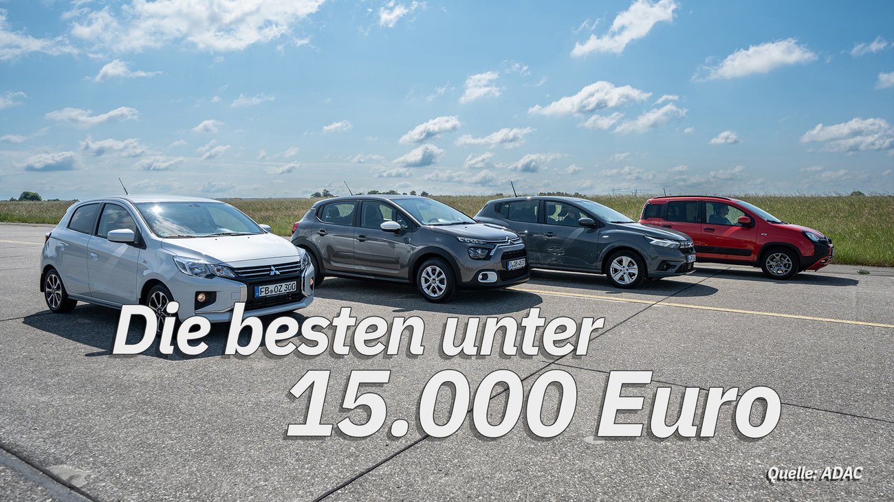 ADAC hat getestet: Die besten Autos unter 15.000 Euro