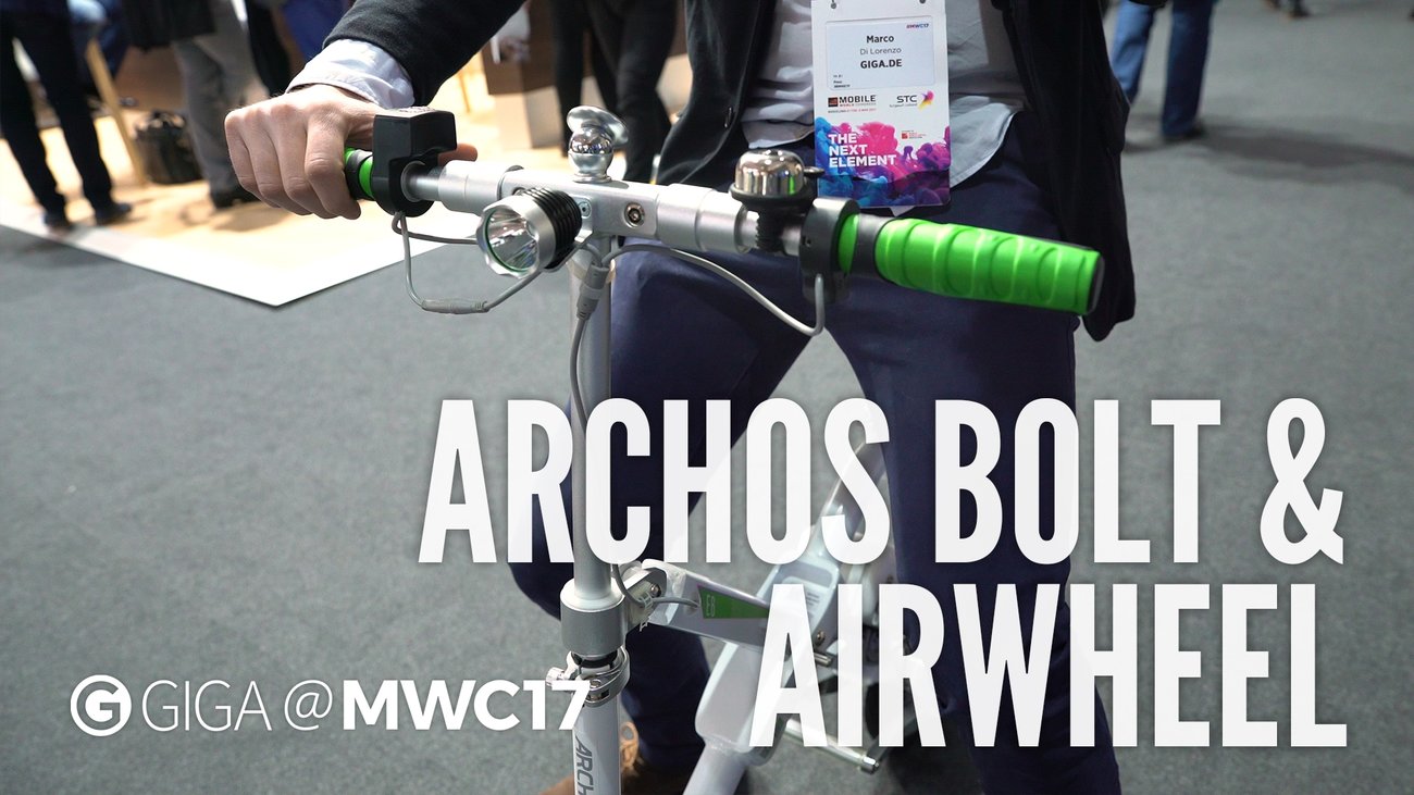 Archos Bolt und Airwheel im Hands-On: Urban Scooter angerollert