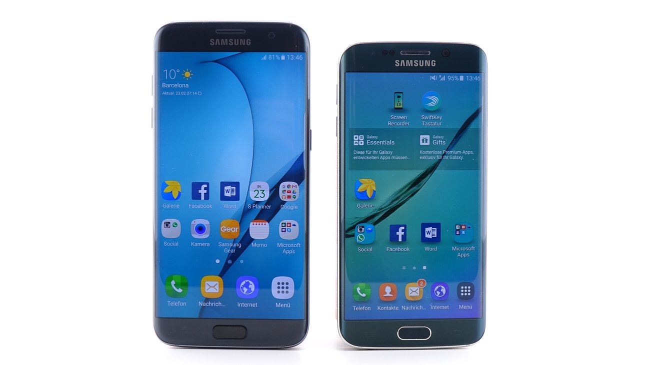 Samsung Galaxy S7 edge vs. Samsung Galaxy S6 edge im Vergleich