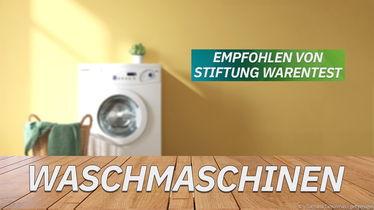 Waschmaschinen-Empfehlungen der Stiftung Warentest