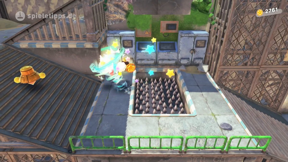 Kirby und das vergessene Land | Level 2-3: Klettertour auf dem Zementgipfel - Lösung