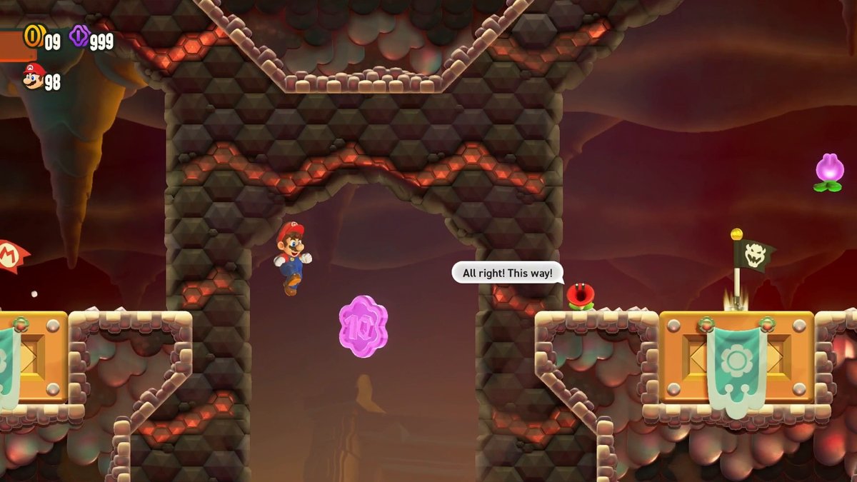 Super Mario Bros. Wonder: W6-10 Schwebe-Pirouette 2