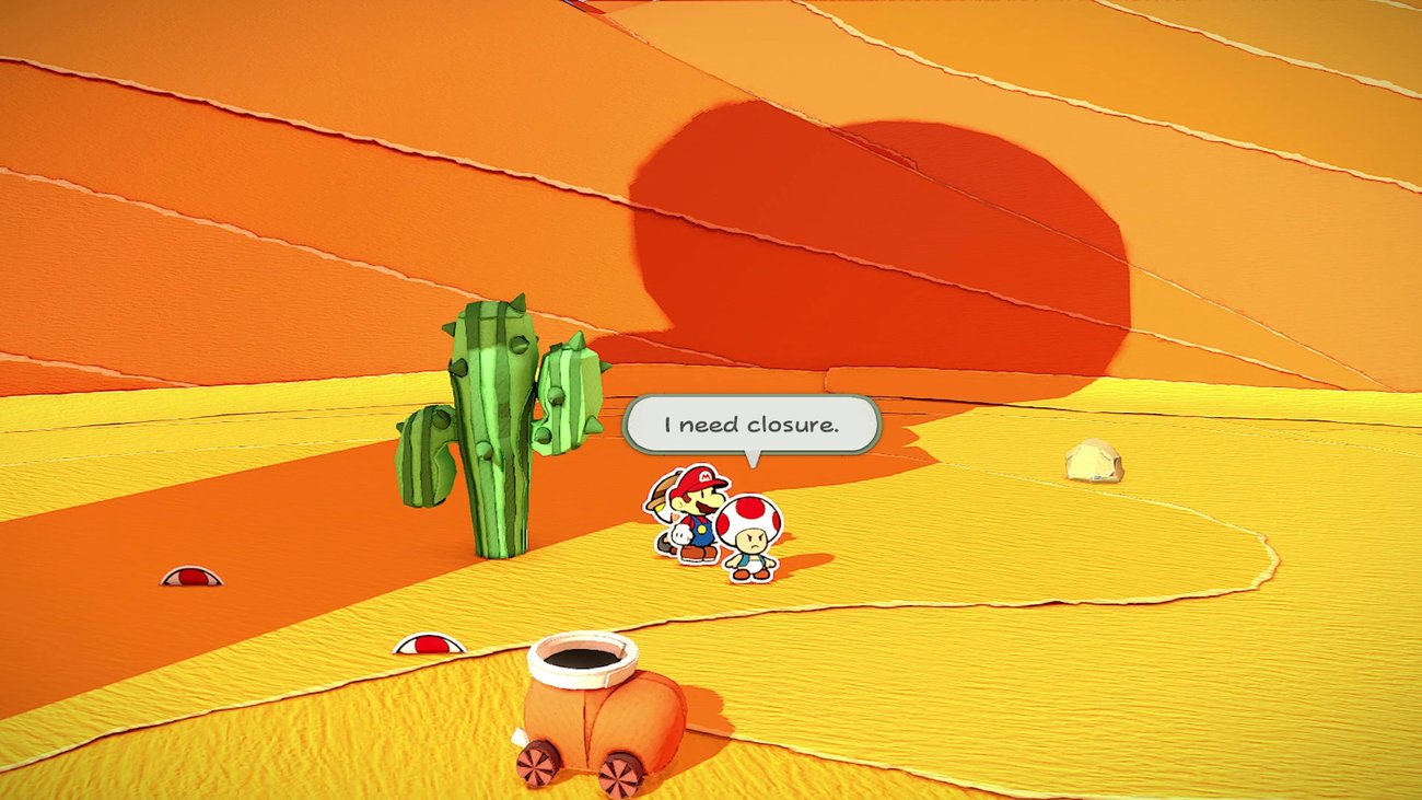 Paper Mario: The Origami King | Fundorte aller Toads - Level: Westliche Sandpapierwüste
