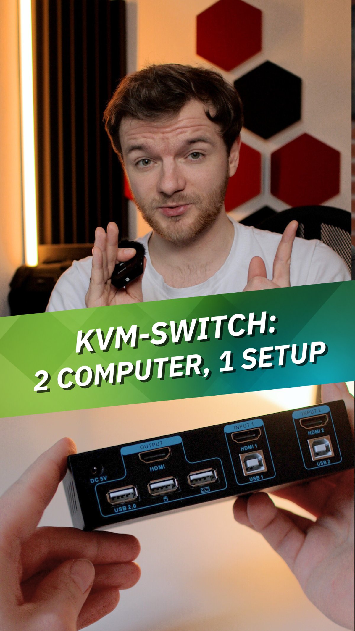 KVM-Switch: Zwei Computer, aber nur einmal Maus und Tastatur