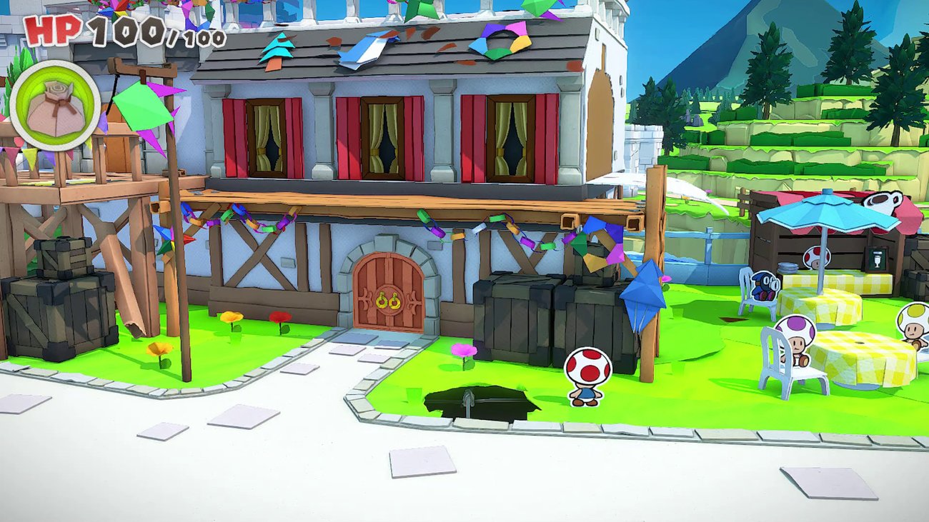 Paper Mario: The Origami King | Fundorte aller Schatz-Minis - Level: Toad Town